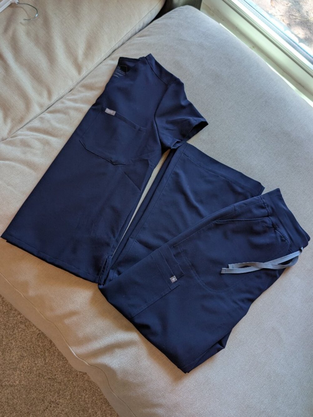 Figs Wide Leg Scrub Set